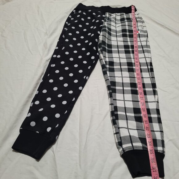 Champion Reverse Weave Sweatpants Joggers Pockets Black White Mixed Media Y2k - Picture 11 of 13
